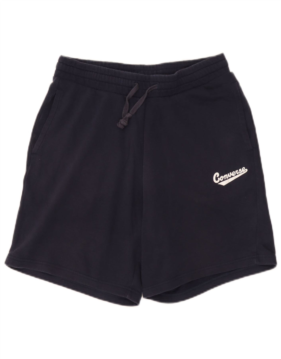 Converse Herren-Sportshorts, Größe S, marineblaue Baumwolle