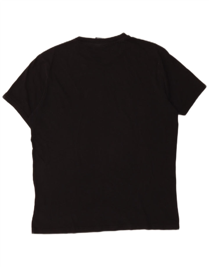 Champion Herren T-Shirt Top Large Schwarz Baumwolle
