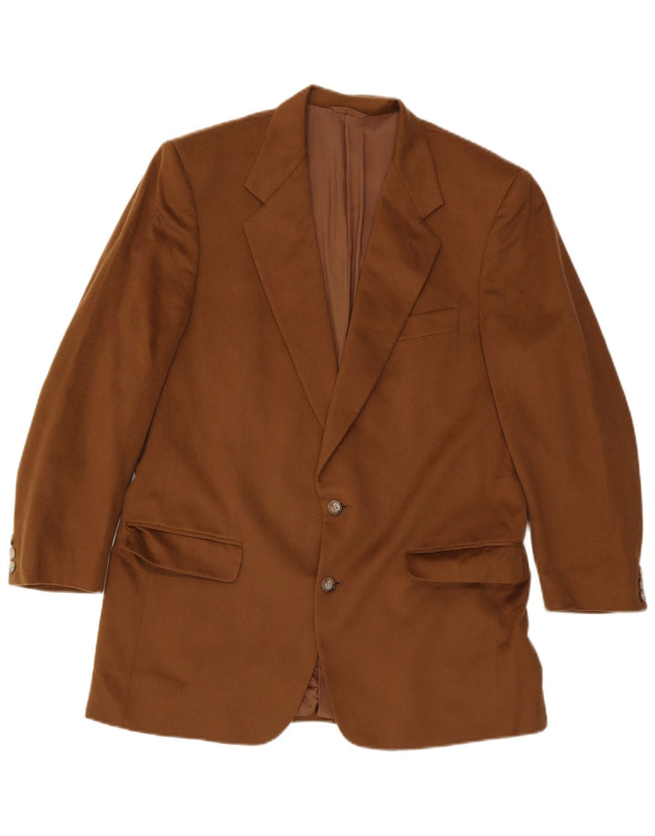 Protagonist Herren-Blazer mit 2 Knöpfen, UK 38, Mittelbraun
