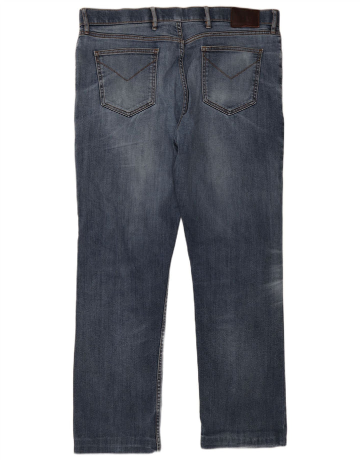 Marks & Spencer Herren-Jeans, normale Passform, gerade Passform, W40, L33, Blau, Baumwolle