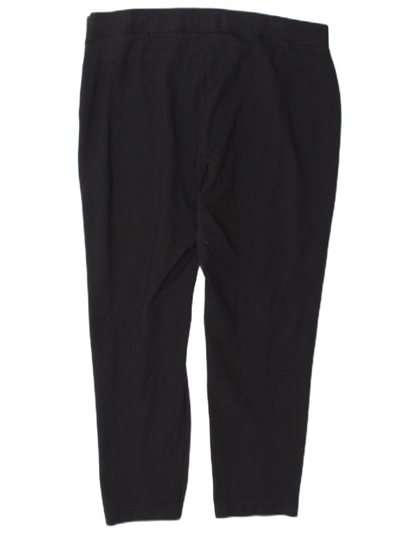 Marks & Spencer Damen Slim Cropped-Hose UK 16 Large W34 L25 Schwarz