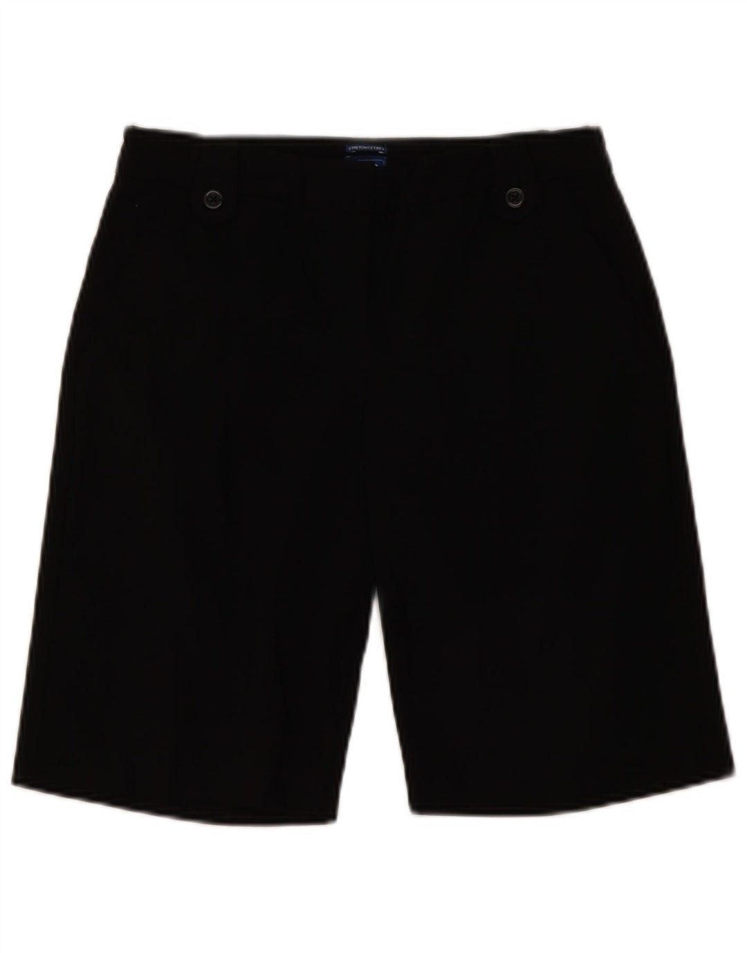 Izod Damen Chino-Shorts US 2 XS W28 Schwarz Rayon