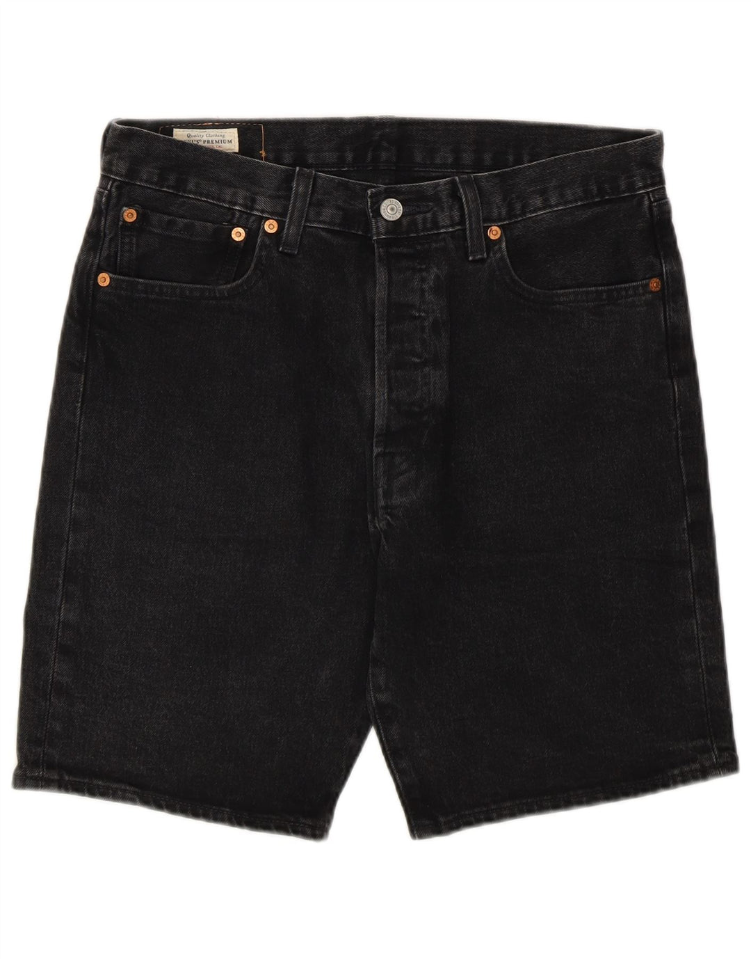 Levi's Herren 501 Denim Shorts W32 Mittelschwarze Baumwolle