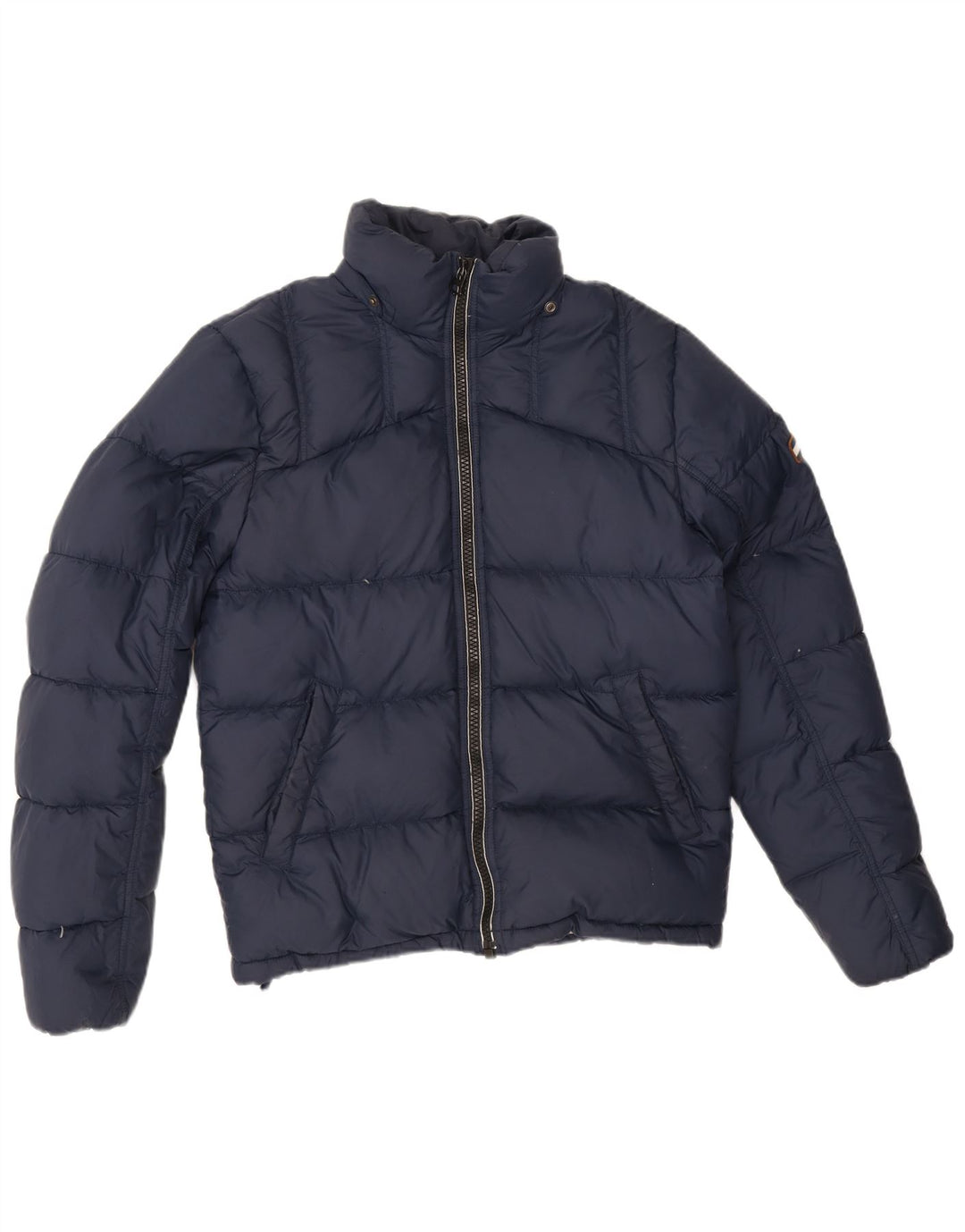 Tommy Hilfiger Herren Wattierte Jacke UK 36 Small Marineblau Polyester
