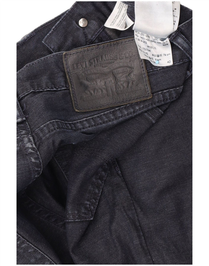 Levi's Herren Slim Jeans W30 L32 Marineblau Baumwolle
