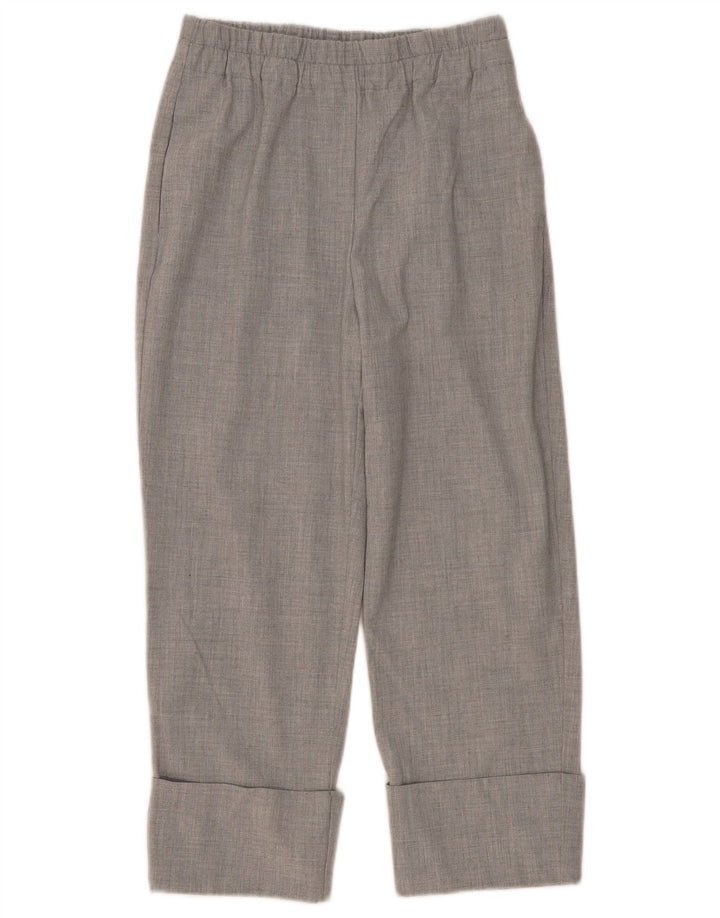Gerade geschnittene Damenhose von Zara, Größe S, W26, L24, Grau