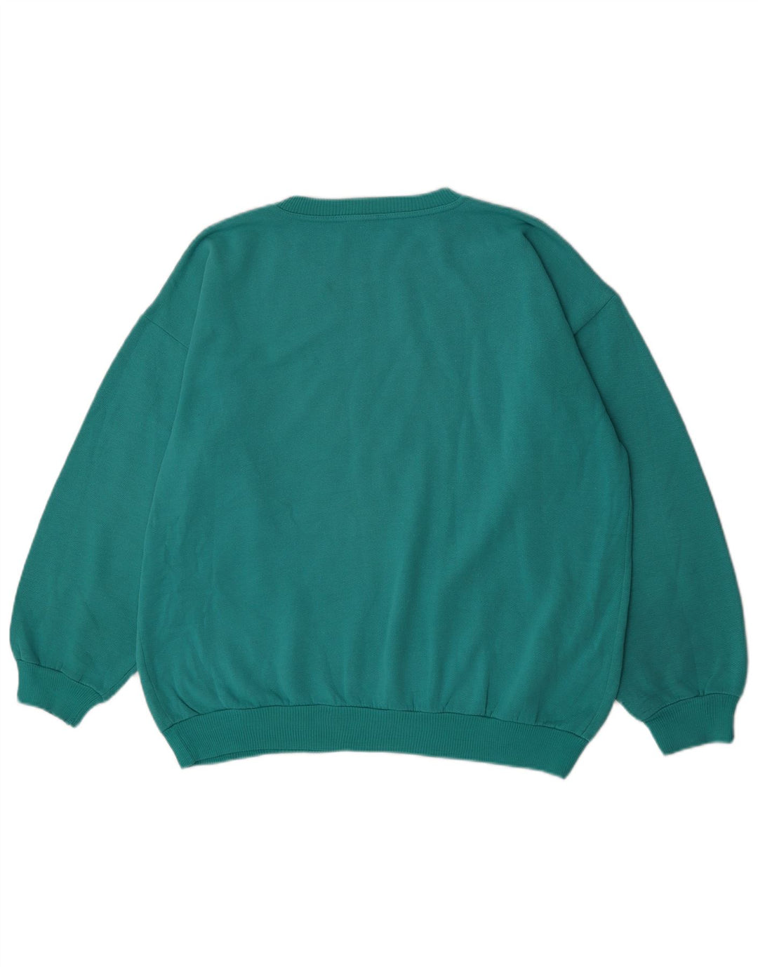 Vintage Herren Sweatshirt Pullover Groß Türkis