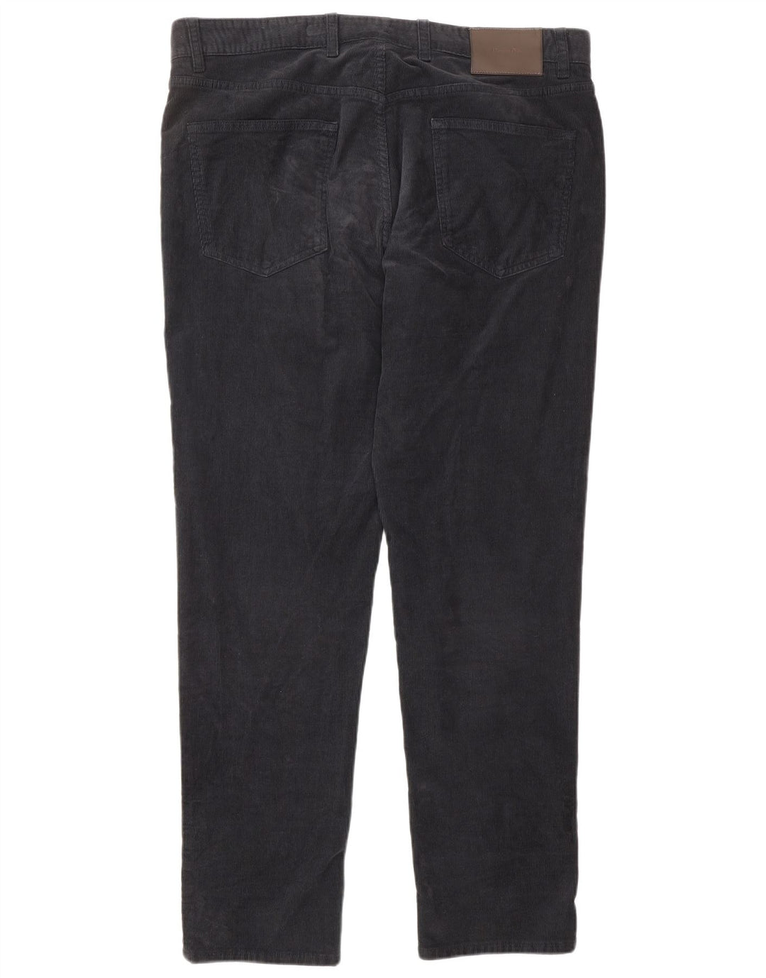 MASSIMO DUTTI Herren gerade Cordhose EU 44 Large W36 L30 Schwarz