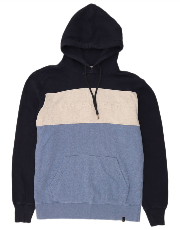 Quiksilver Herren-Kapuzenpullover mit Grafik, mittelgroß, mehrfarbig, Farbblock