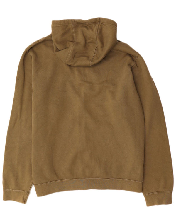 Nike Herren Zip Hoodie Pullover XL Khaki Baumwolle
