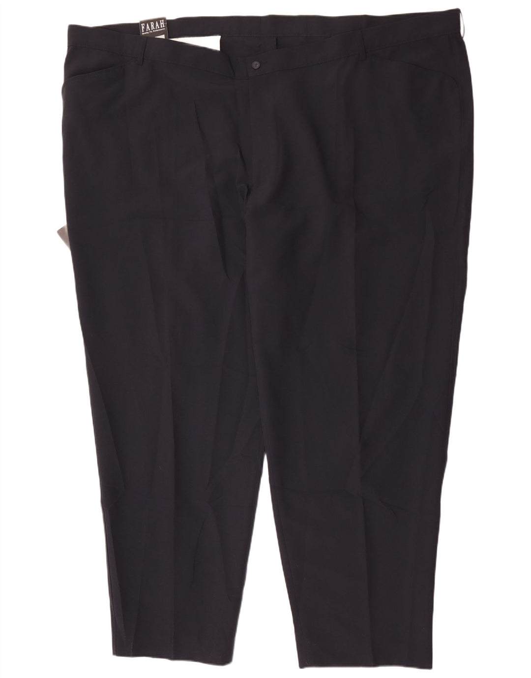 Farah Herren-Freizeithose, gerade, W60, L33, Marineblau, Polyester