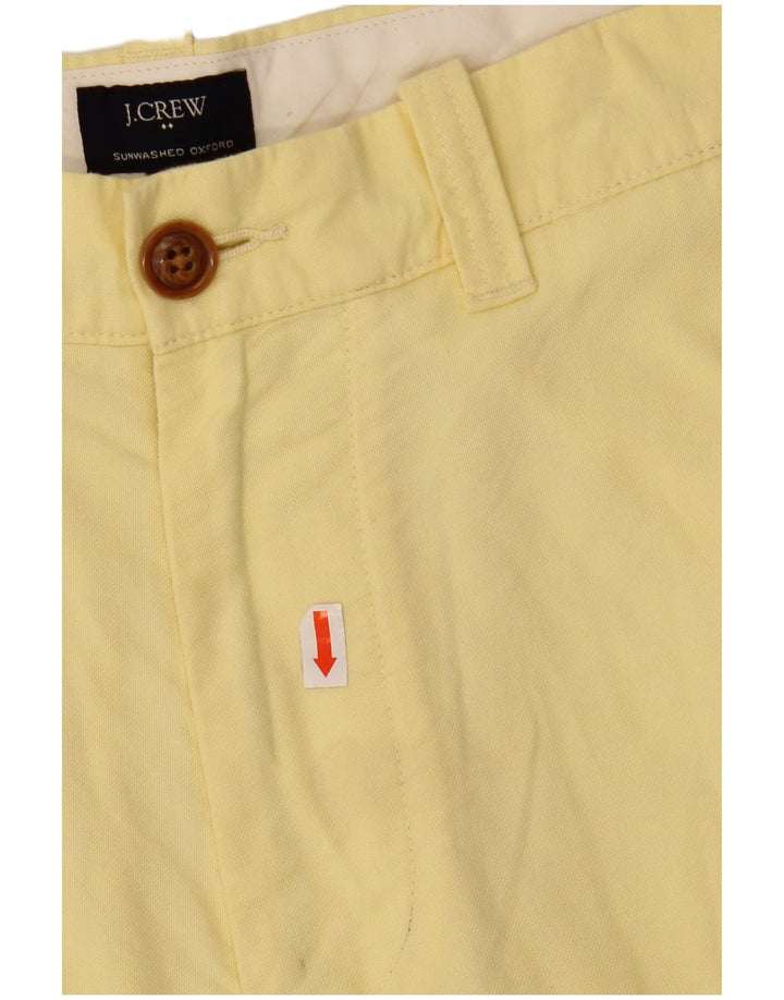 J. CREW Herren Chinoshorts W30 mittelgelbe Baumwolle