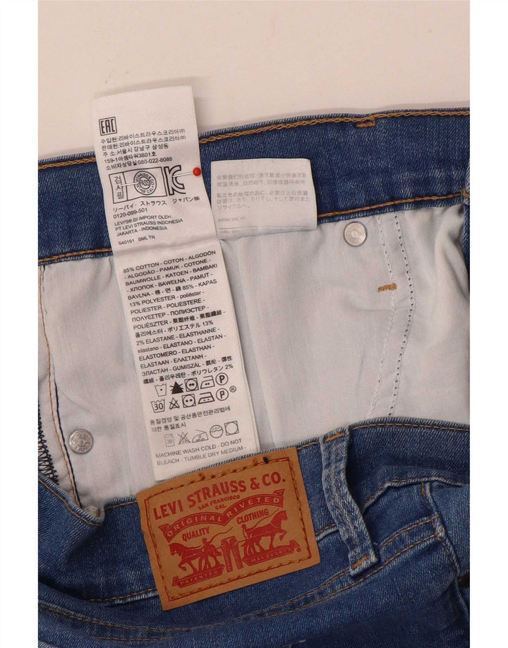 Levi's Damen Skinny Jeans W32 L30 Blaue Baumwolle