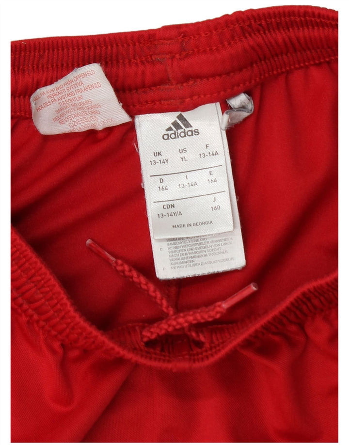 Adidas Jungen Climalite Sport Shorts 13–14 Jahre, rotes Polyester