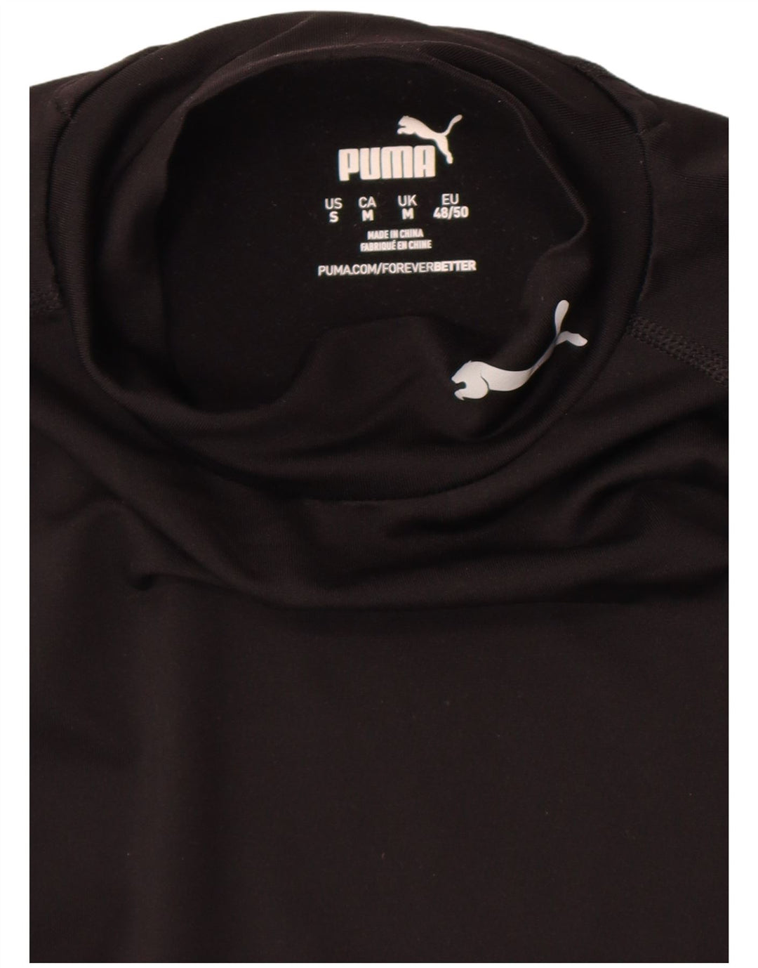 Puma Herren Top Langarm Medium Schwarz