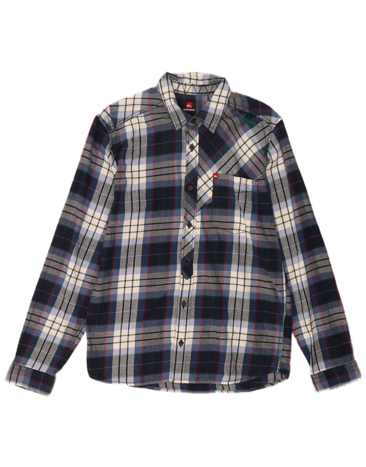 Quiksilver Flanellhemd für Jungen, 15–16 Jahre, marineblau kariert