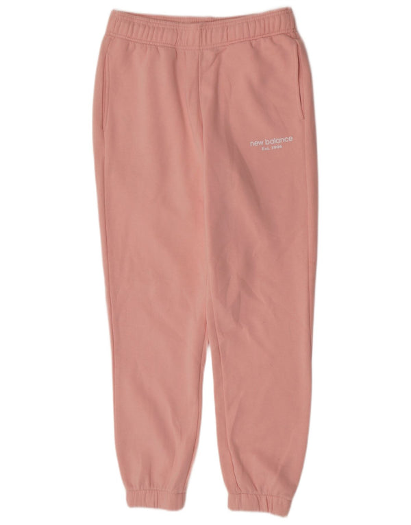 New Balance Damen Trainingshose Jogger UK 14 Mittelrosa Baumwolle