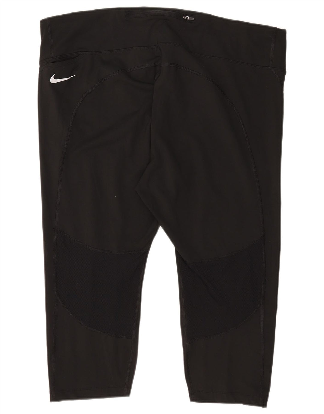 Nike Damen Dri Fit Capri Leggings UK 22 3XL Schwarz Polyester