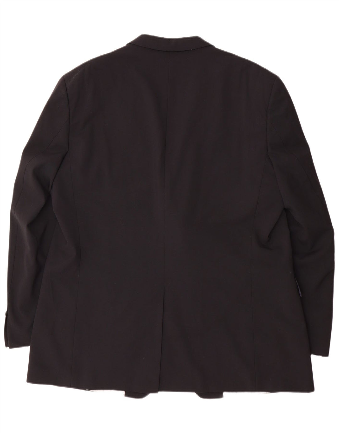 DOUGLAS Herren-Blazer mit 2 Knöpfen, UK 46 3XL, schwarzes Polyester