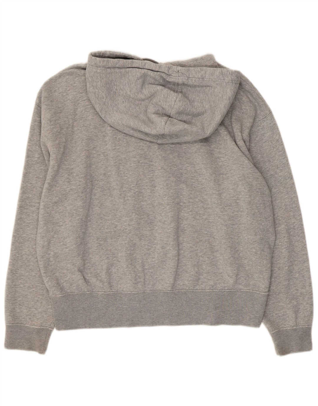 NIKE Damen-Pullover mit übergroßem Kapuzenpullover, Gr. 10, Größe S, grau gefleckte Baumwolle