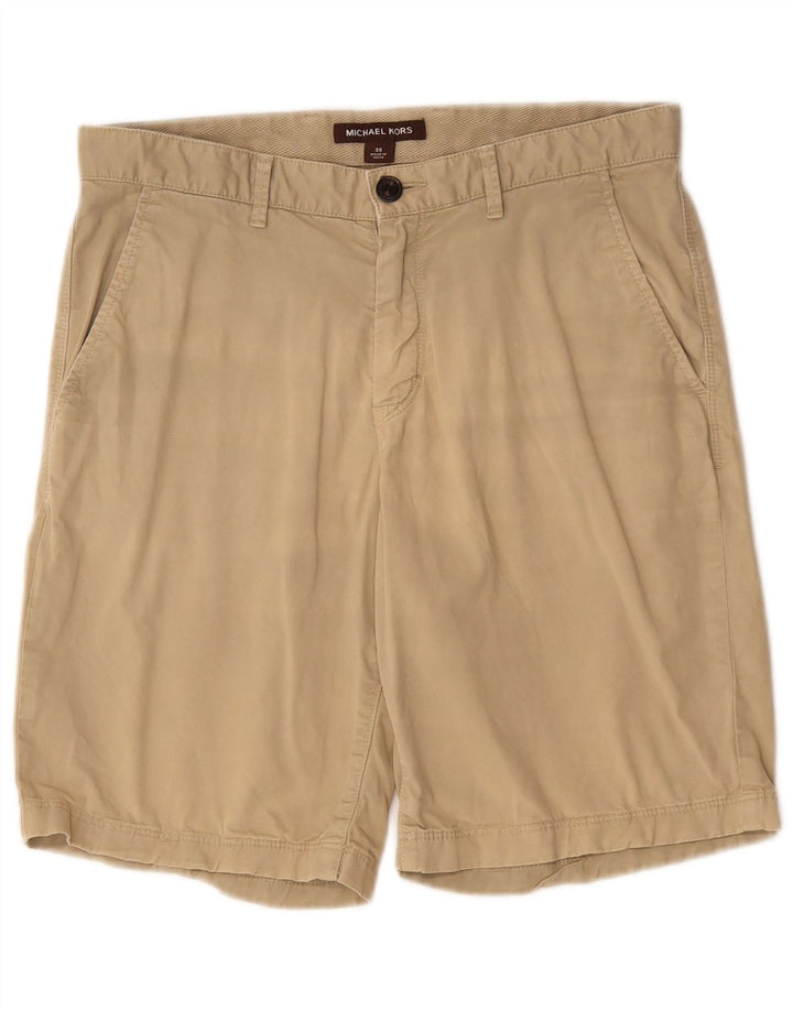 MICHAEL KORS Herren Chinoshorts W30 Mittelbeige Baumwolle