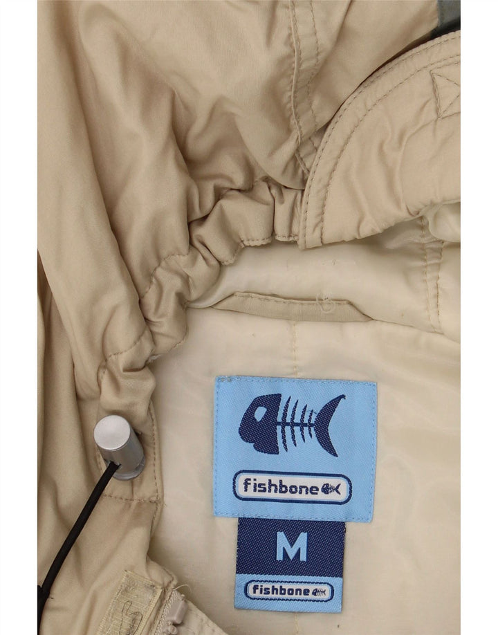 Fishbone Herren-Anorakjacke mit Kapuze, UK 38, mittelbeige