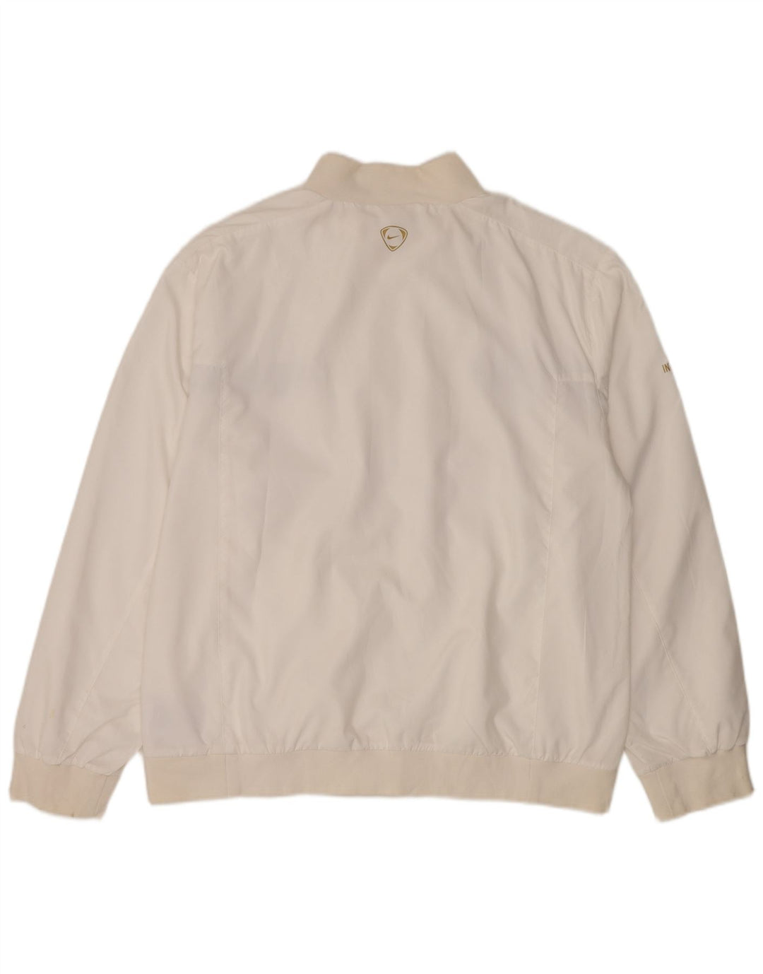 Nike Herren Inter Mailand Trainingsanzug Top Jacke UK 45/47 XL Off White Polyester