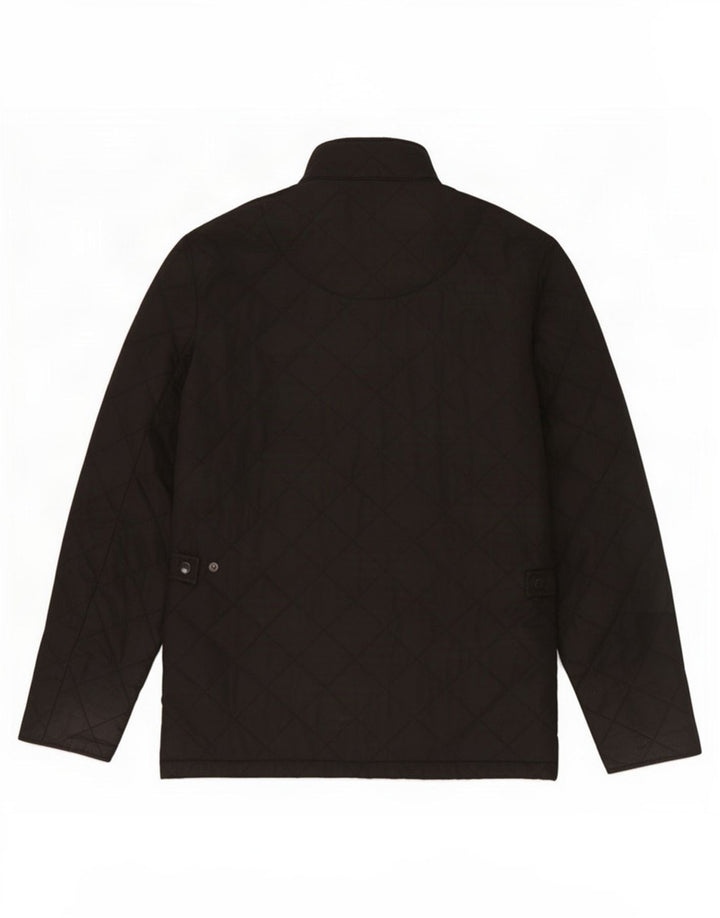 Barbour Herren Steppjacke UK 38 Medium Schwarz Polyester
