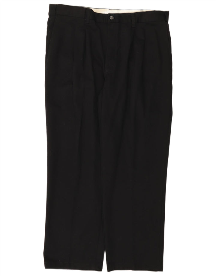 Lee Herren Khakis Pegged Chino Hose W40 L30 Schwarz Baumwolle