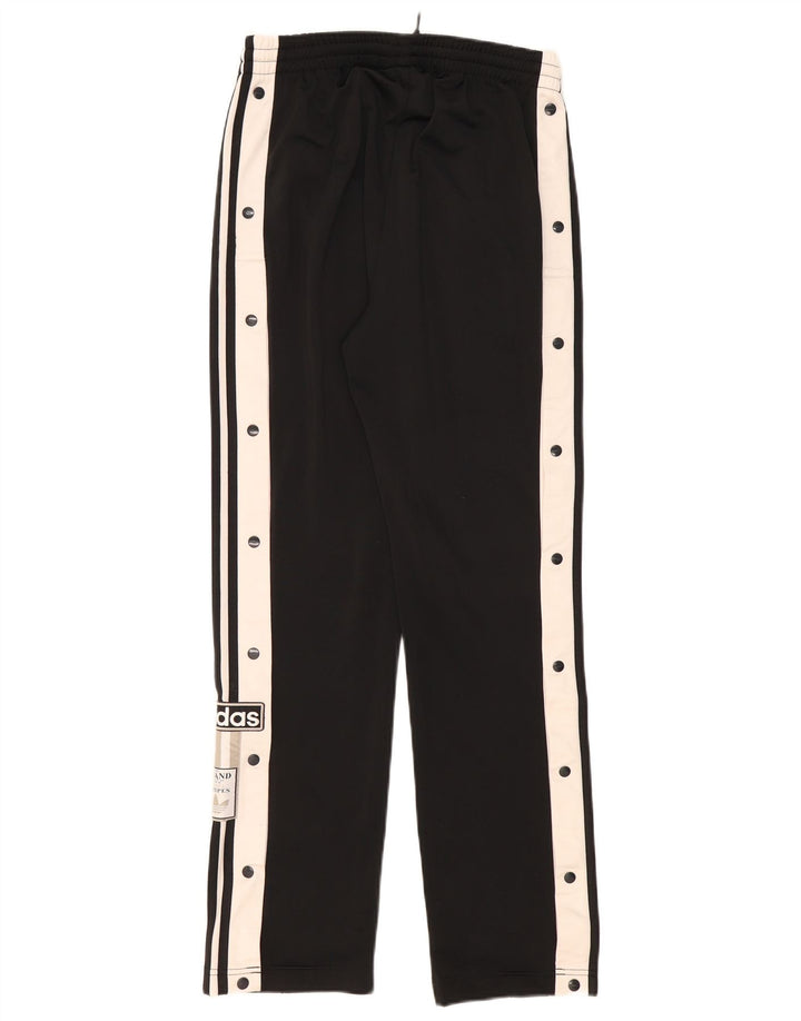 Adidas Herren-Trainingshose mit Grafik, Größe S, Schwarz, Colourblock-Polyester