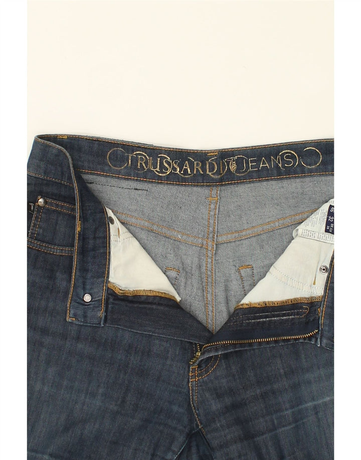 TRUSSARDI Womens Slim Jeans W30 L29 Blue Cotton | Vintage Trussardi | Thrift | Second-Hand Trussardi | Used Clothing | Messina Hembry 
