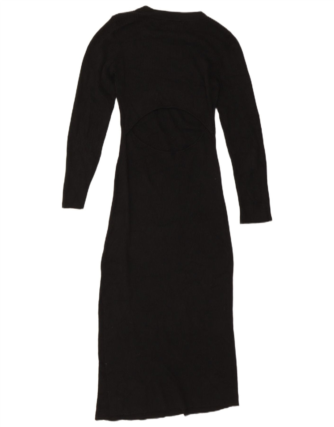 SUPERDRY Maxi-Pulloverkleid für Damen, Größe S, Schwarz, Viskose