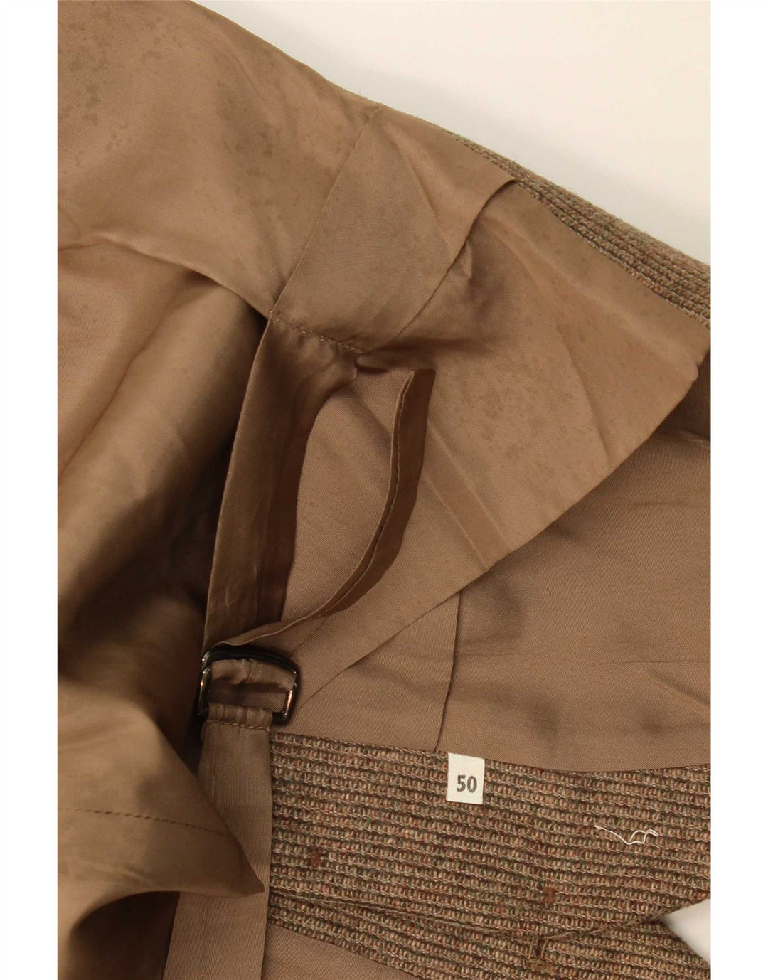 Vintage Herren Weste IT 50 Mittelbraun