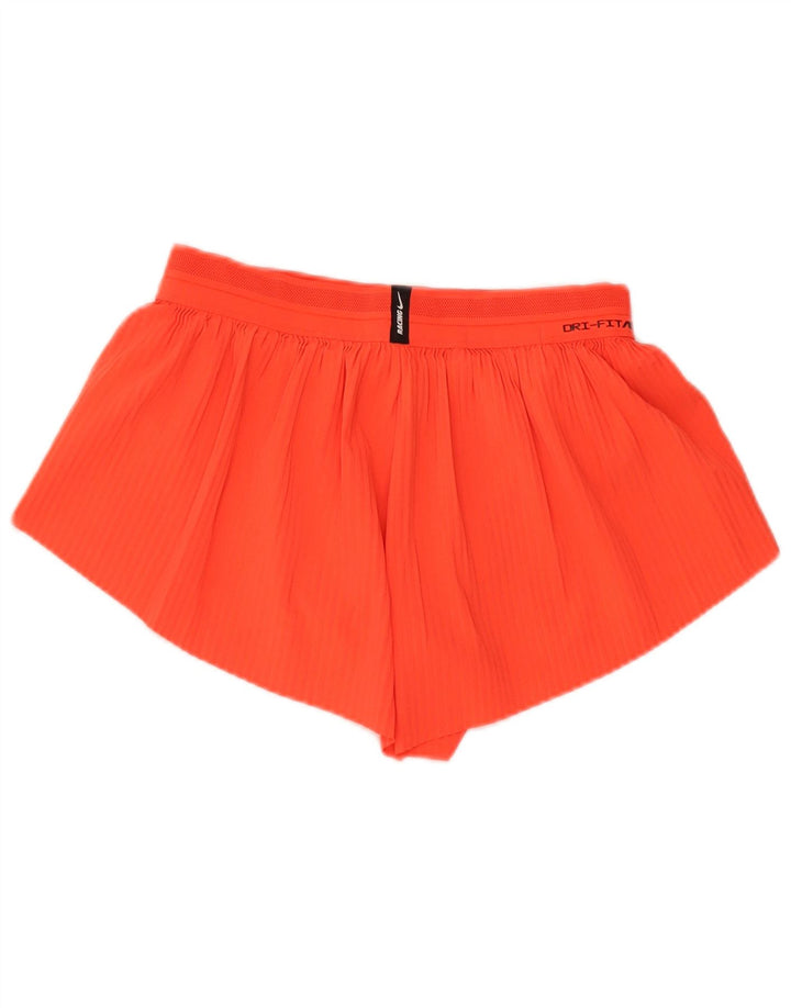 Nike Damen Dri Fit Sport Shorts UK 10 Small Orange