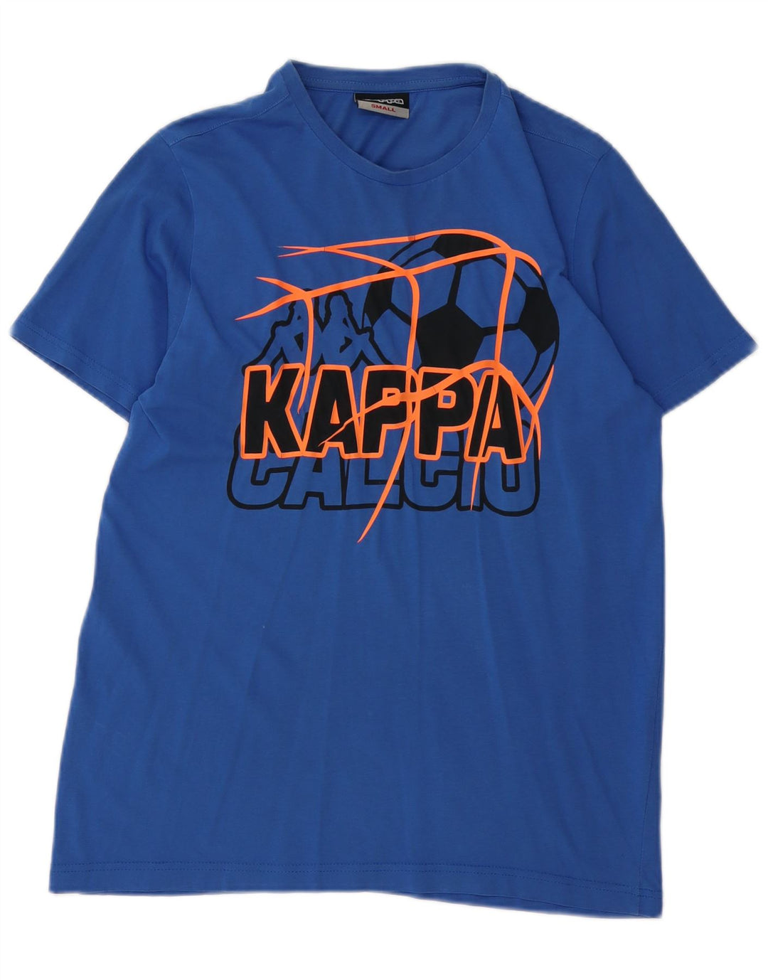 Nike Herren Calcio Graphic T-Shirt Top Small Blau Baumwolle
