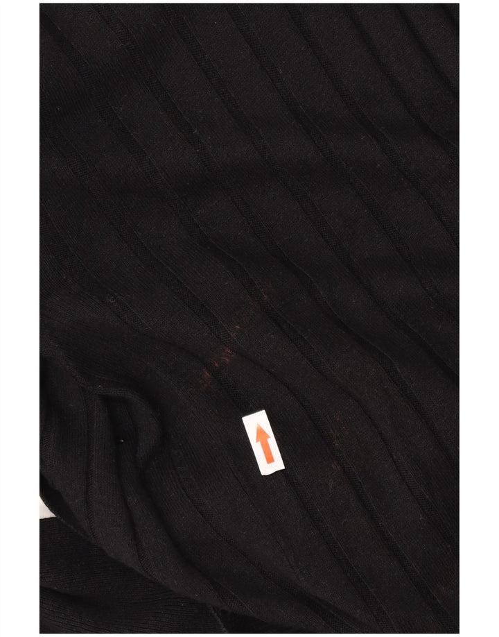 Marks & Spencer Offener Damen-Cardigan-Pullover UK 10 Small Schwarz gestreift