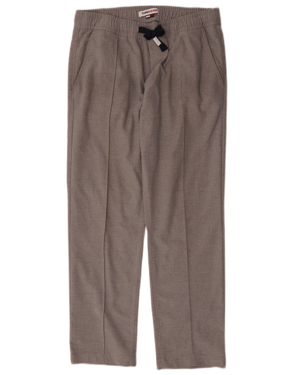 Tommy Hilfiger Herren gerade Chino-Hose, Größe M, W30, L28, Grau, Baumwolle