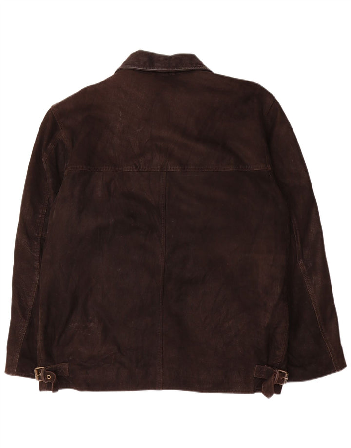 Vintage Herren Lederjacke UK 36 Small Brown