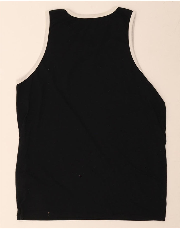 Nike Herren-Weste mit sportlichem Schnitt und Grafik, Mittelschwarzes Polyester