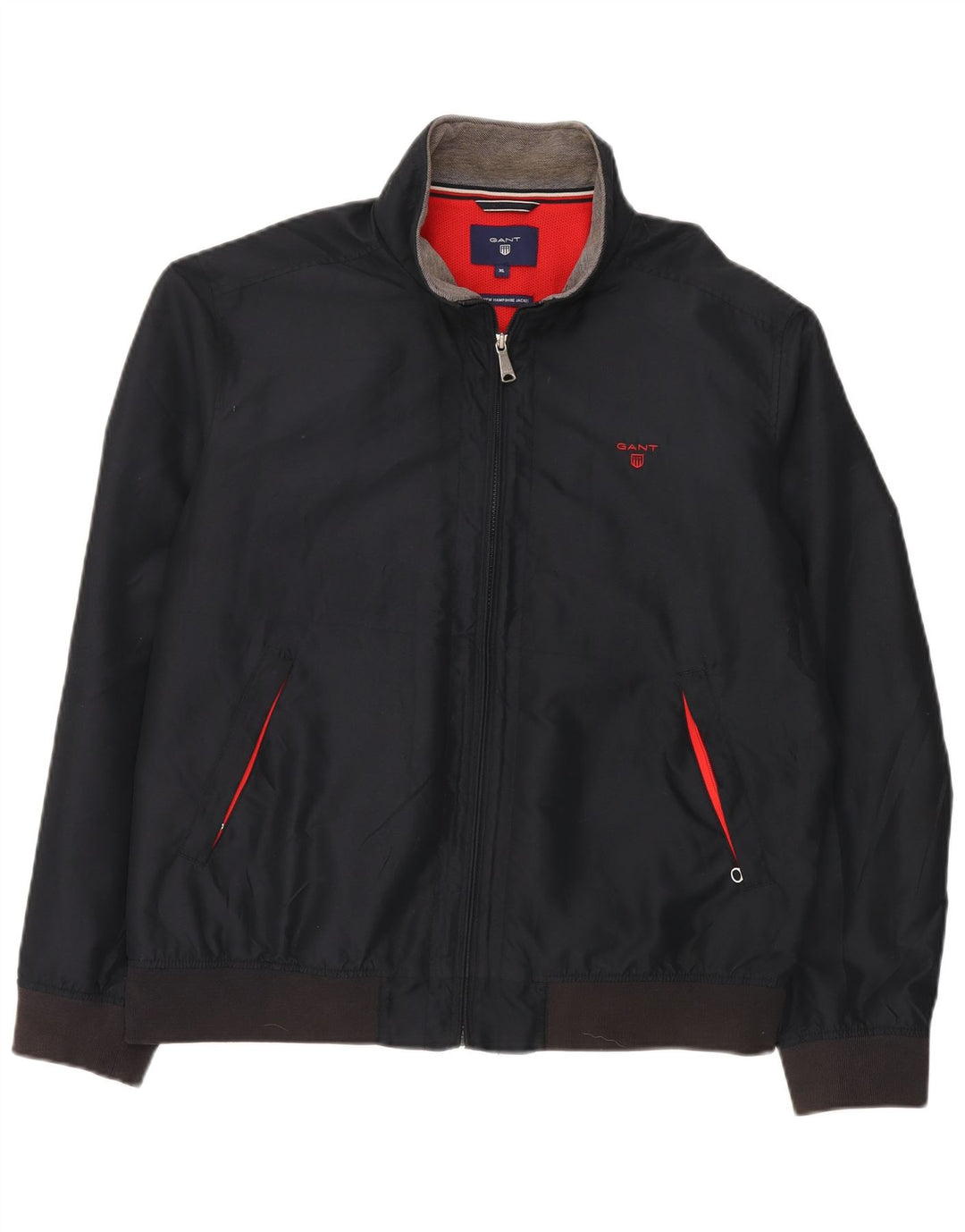 Gant Herren Bomberjacke UK 42 XL Schwarz Polyester