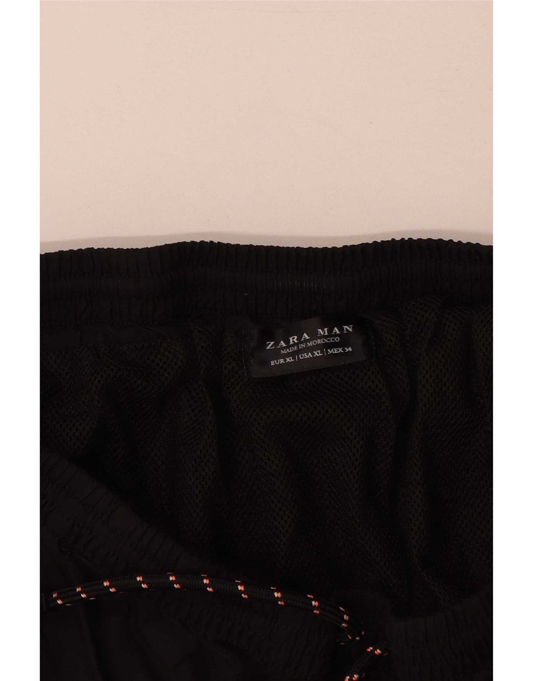 Zara Herren Sportshorts XL Schwarz Polyester