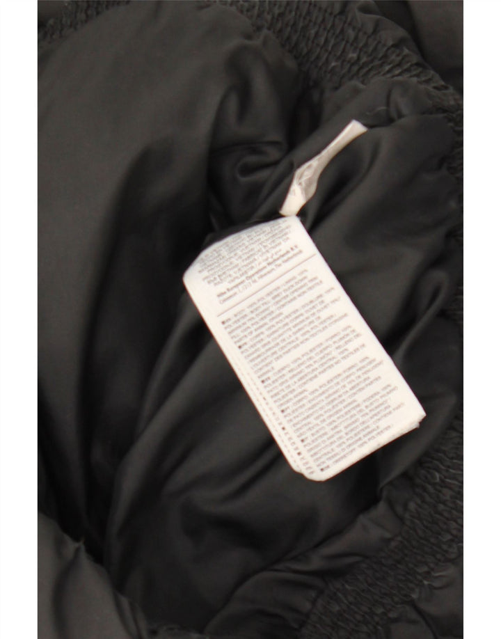 Nike Damen-Übergröße, gepolsterte Jacke mit Grafik, UK 6, XS, Schwarz, Polyester