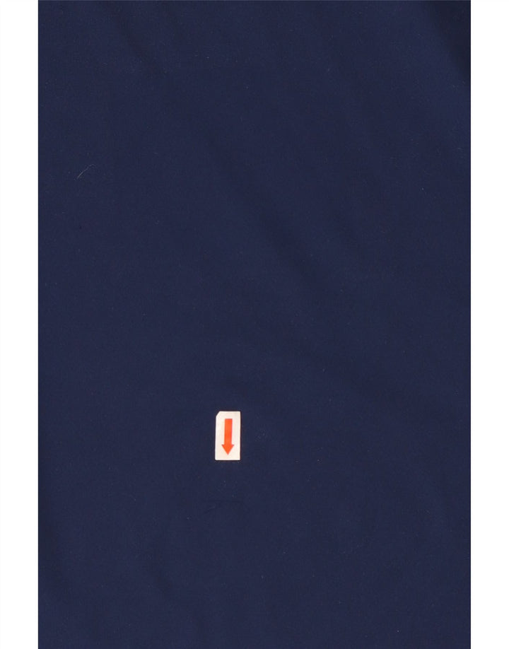 ADIDAS Herren Climalite T-Shirt Top Medium Marineblau Colourblock Polyester