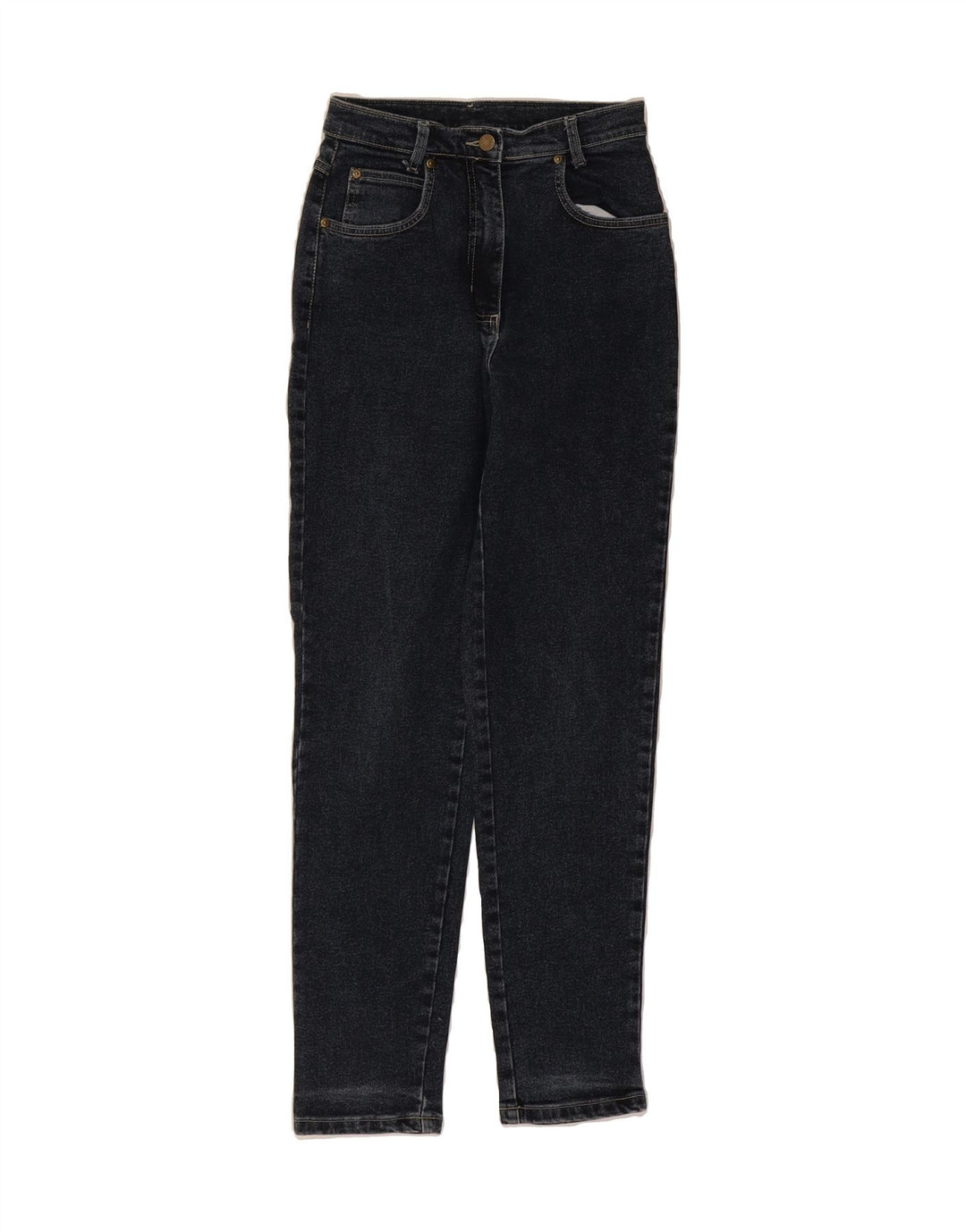 MARCEL CLAIR Womens High Waist Slim Jeans EU 38 Medium W28 L29 Black Vintage Marcel Clair and Second-Hand Marcel Clair from Messina Hembry 
