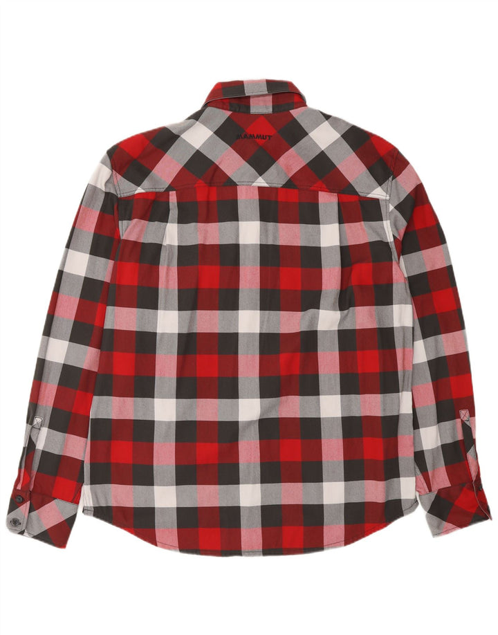 Mammut Herren Flanellhemd XL Rot Kariert Polyester