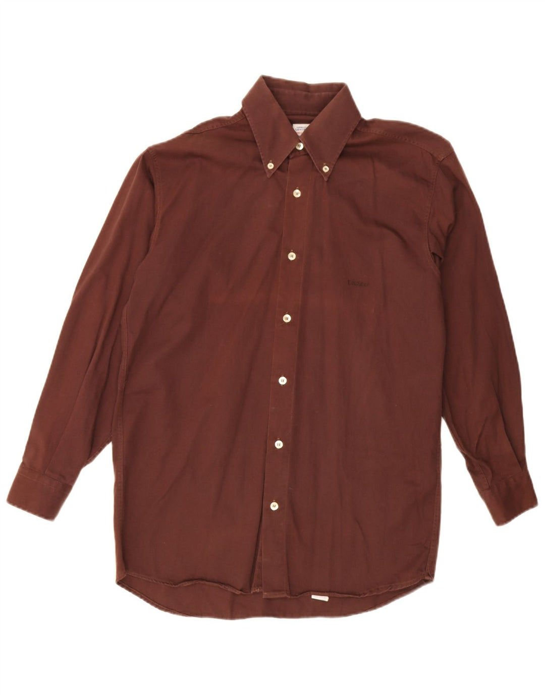 Levi's Herren-Hemd, klein, braune Baumwolle
