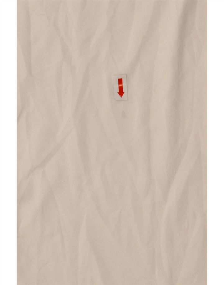 Nike Herren Dri Fit Graphic T-Shirt Top Small Weiß Polyester