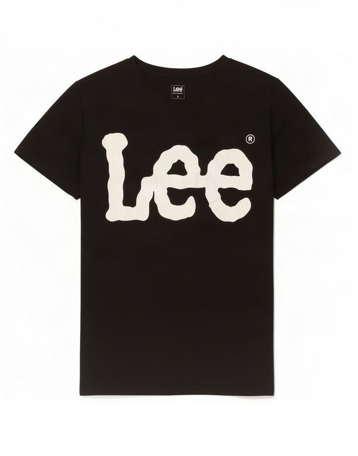 Lee Herren-T-Shirt mit Grafik, Größe S, schwarze Baumwolle