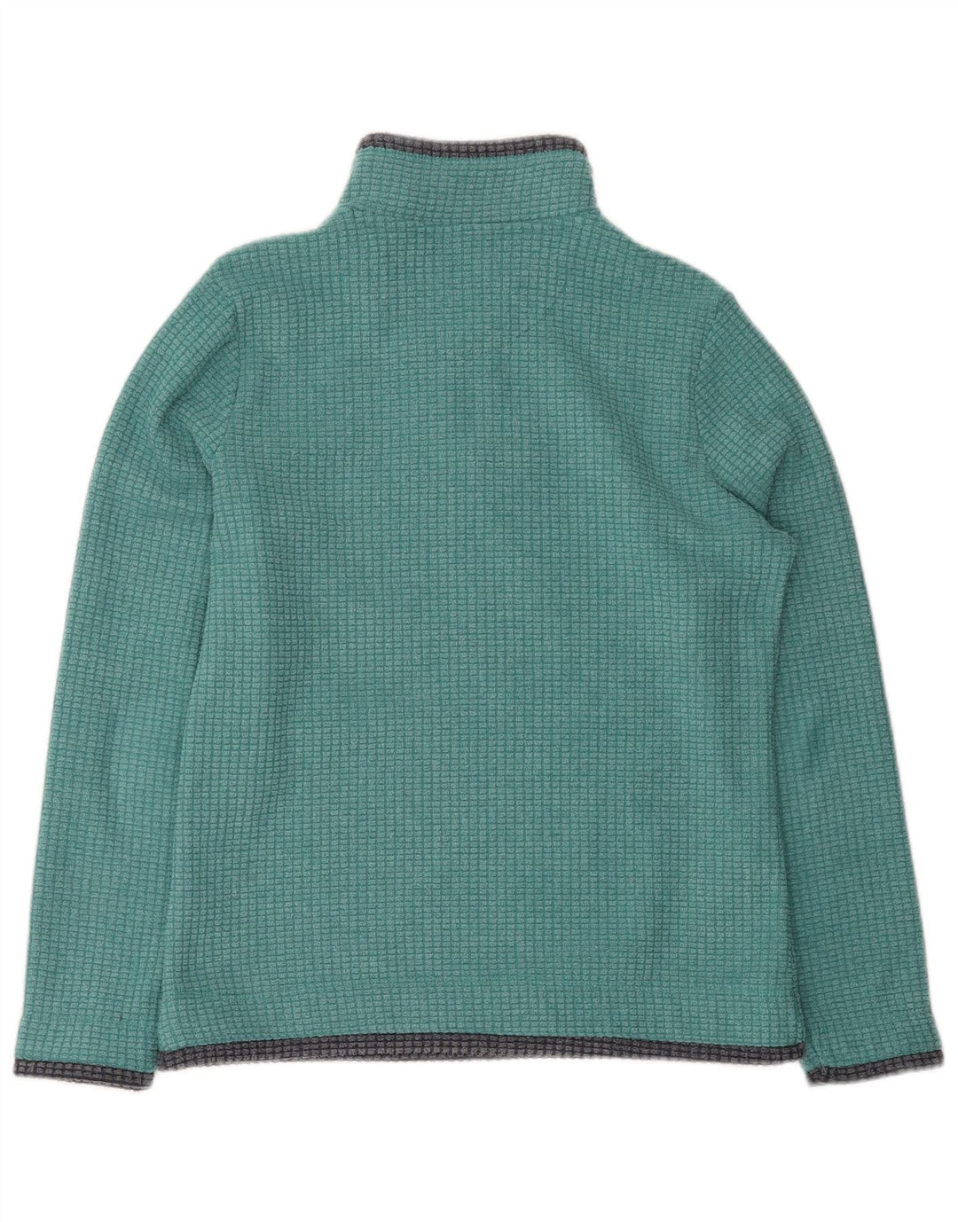 WEIRD FISH Damen-Fleecepullover mit Reißverschluss am Hals, Gr. 10, Größe S, Grün, Polyester