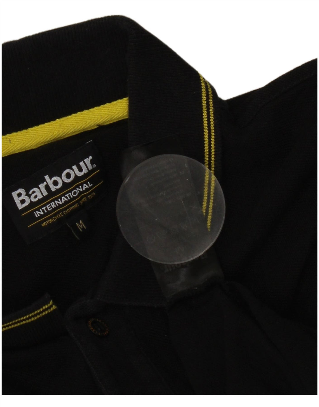 Barbour Herren-Poloshirt, mittelschwarz, gestreift, Baumwolle